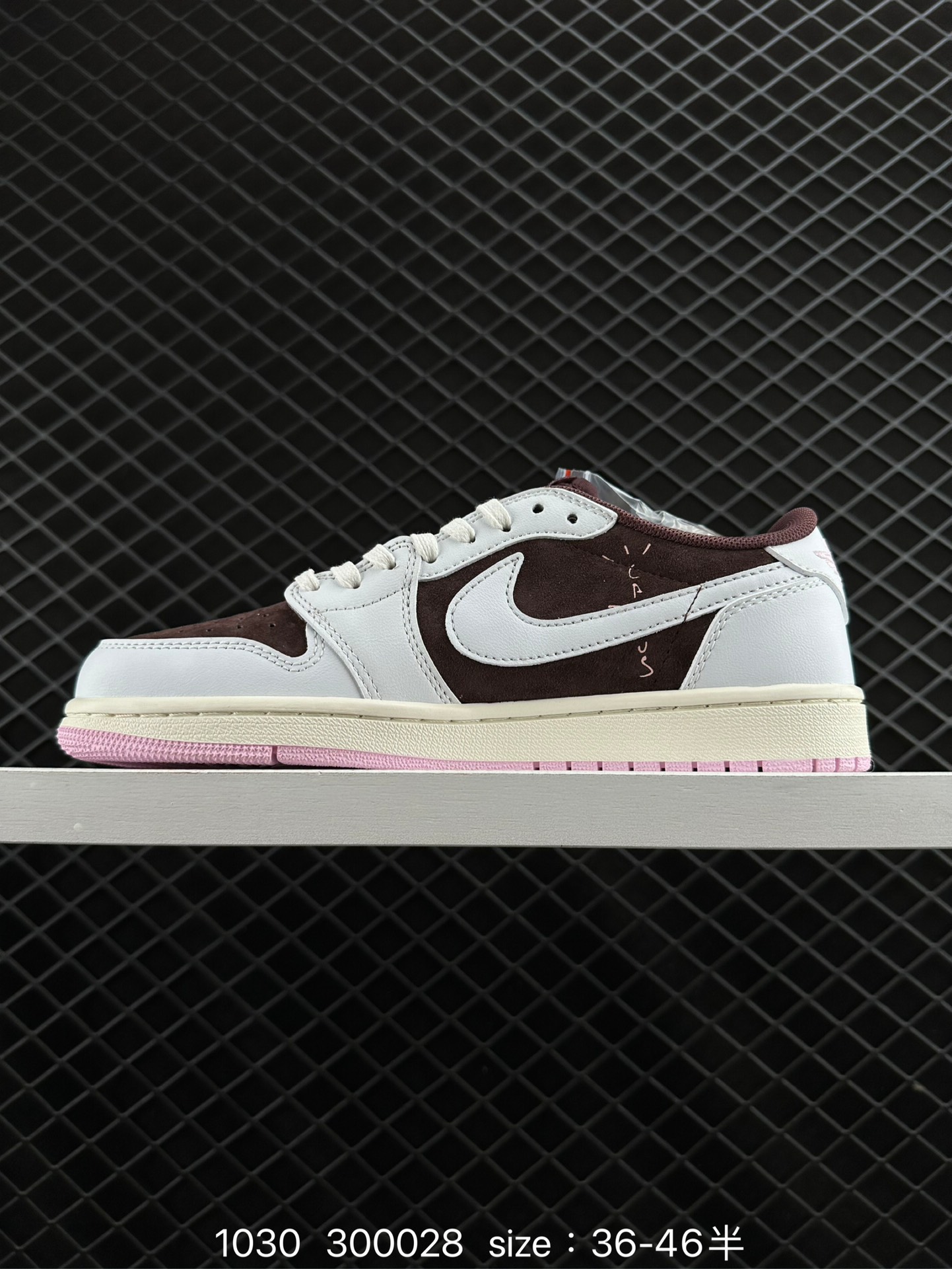 fragment design x Travis Scott x Nike Air Jordan 1 Low OG SP”Black/Green Toe“